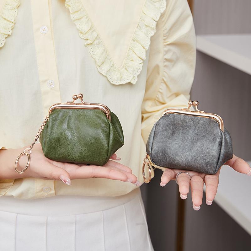 2024 Retro Niedliches Clip-Münzfach & Schlüsseltasche - Kompakte & Vielseitige Lippenstiftaufbewahrung