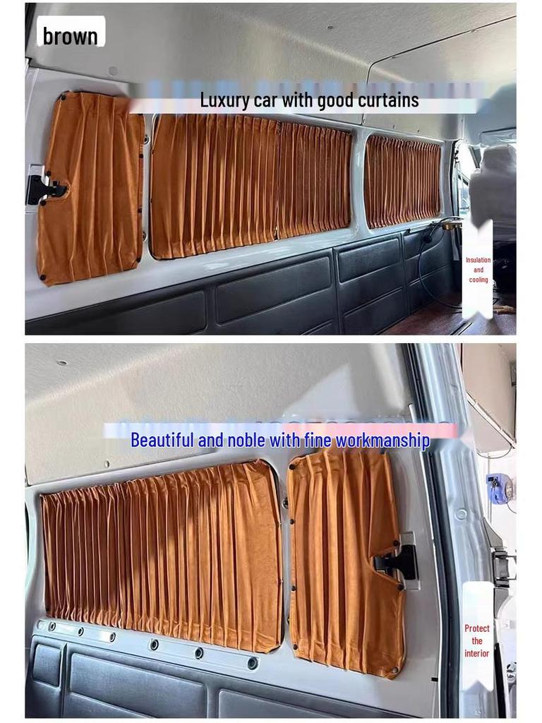 Ford Transit Tourneo Maxus V90 V80 Suede Sunshade Curtains