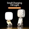9 Gear Brightness Phone Light with Clip 2500-6000K Selfie Light Rotating Clip on Fill Light for Photography Portable