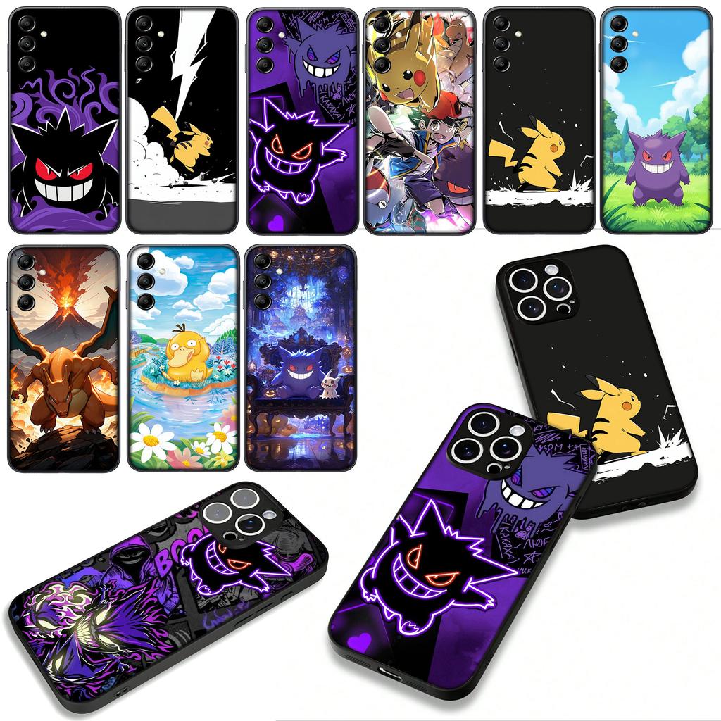P-Pokemons GO P-Pikachus Gengar Phone Cover for Xiaomi Redmi Note 11 15 9 10 Pro Plus 8 A5 9A 9T 10A 10C 9C NFC 15C 8T Case