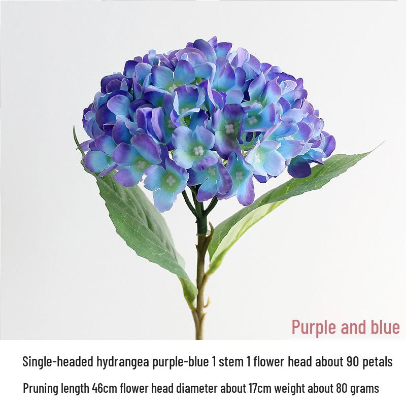 Silk Hydrangea Flowers - Decorative Artificial Ornaments for Weddings, Available in 24 Colors