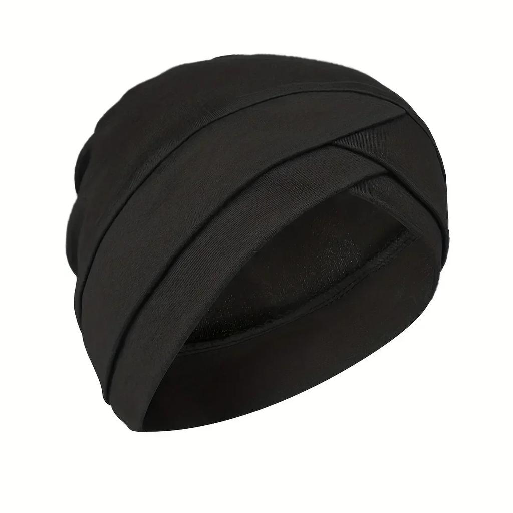 Women Sequin Knotted Turban Indian Hat Muslim Hijab Beanie Bonnet Hair Loss Headscarf Chemo Cap Headwear Bandanas Turbante Mujer