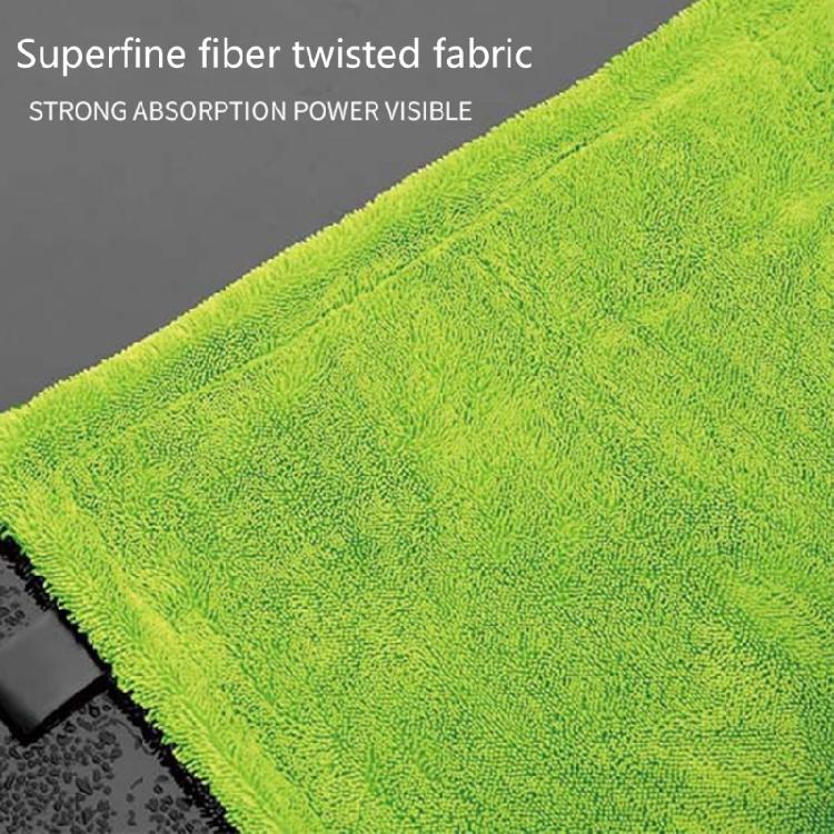 Thick Double Texture Vehicle Drying Towel Rapid Moisture Absorption Streak Proof Cleaning for Automotive Use