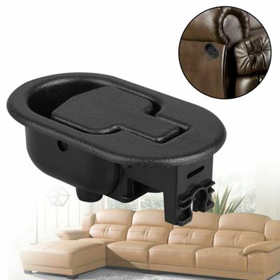 Chair Pull Handle Black Oval Pull Handle  Sofa Couch Release Recliners Handle Lever Parts Furniture Hardware