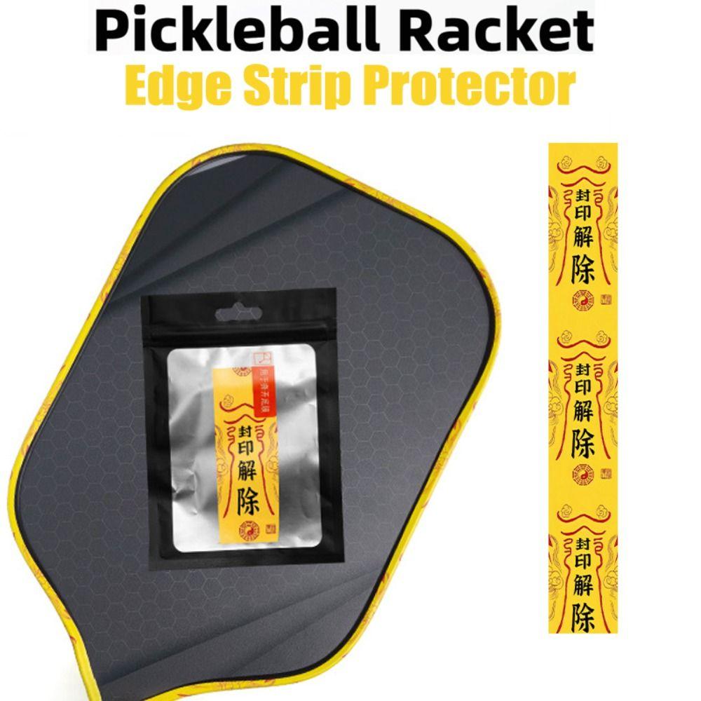 For 16mm Rackets Seal Release Pickleball Racket Edge Sticker Shock Absorption 16mm Pickleball Racket Frame Protective Tape