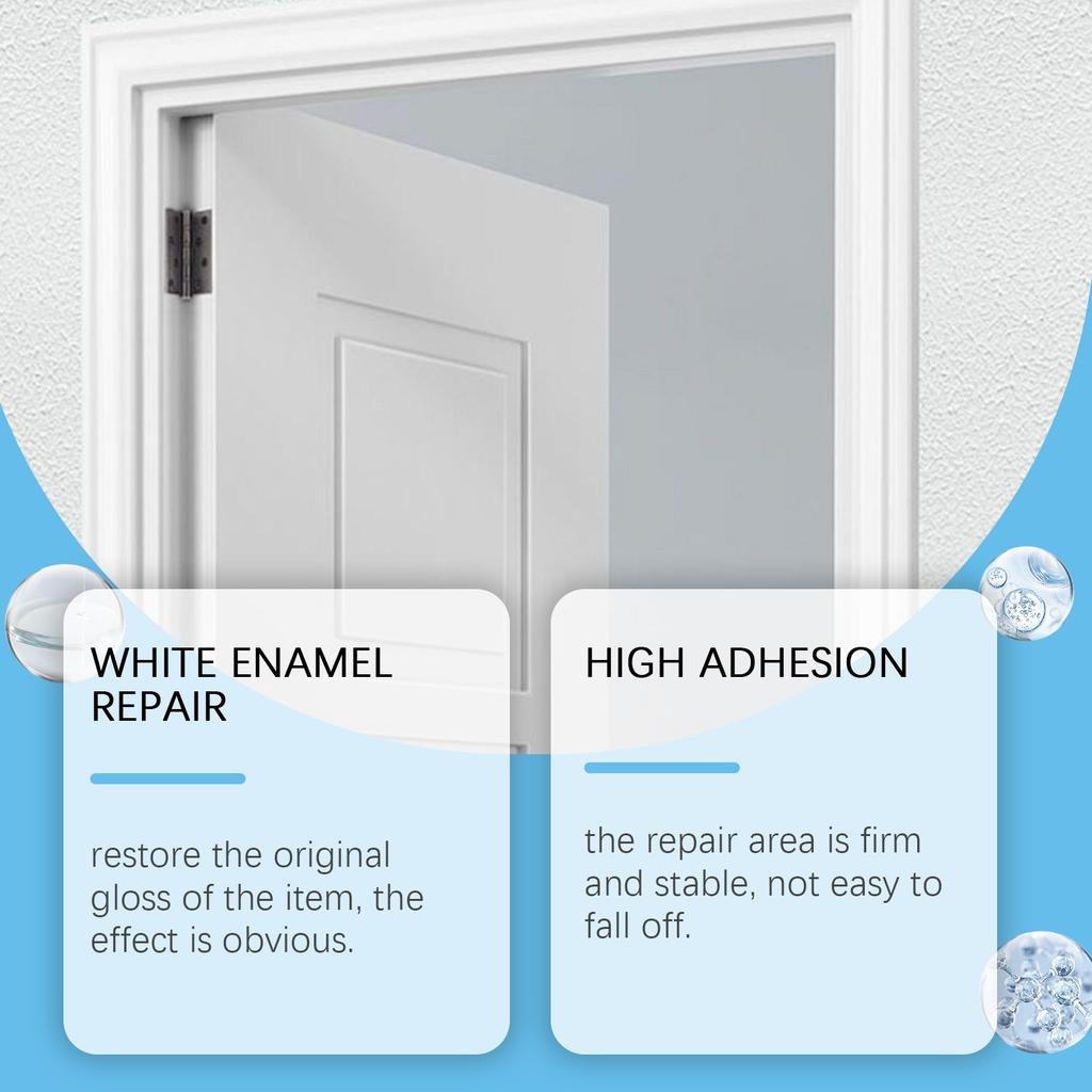 JAKEHOE Multifunktionale Reparaturfarbe Wasserdicht Badezimmerrenovierung Abdecken von Kratzern Mängeln Reparatur Wände Multifunktionale Farbe