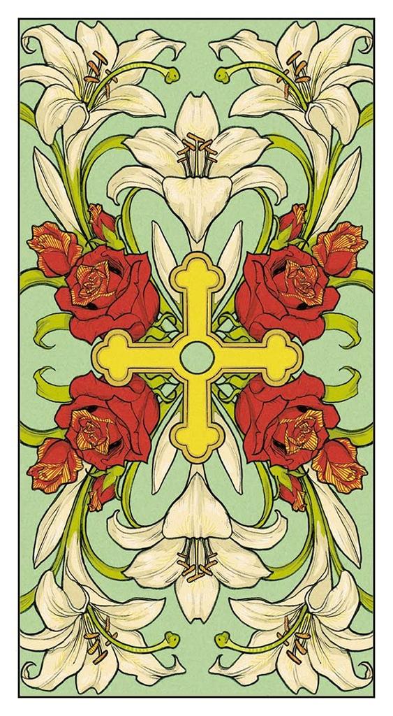 Kancharo Tarot Card Set with Japanese Tarot Card Instructions and Pouch 78-Card (After Tarot) (Authentic)