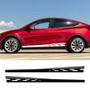 Car Vinyl Side Decals for Tesla Model Y Body Side Sticker Stripes Racing Style Decor Decal Modification Stickers 2Pcs
