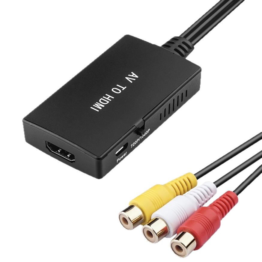 AVTO HDMI 1080P AV to HDTV Video Converter with Multi-Interface Switcher