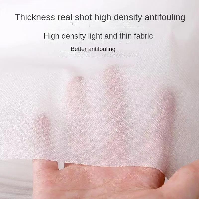 100 st Engångsskydd för ansiktsstöd Nonwoven Kudde Papper Vattentätt Massage Spa Bord för Engångs Skönhets Nackstödsskydd Pape