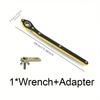 Car Jack Ratchet Wrench Labor-saving Car Scissor Ratchet Spanner Key Tire Wheel Lug Wrench High Carbon Steel Hand Repair Tool