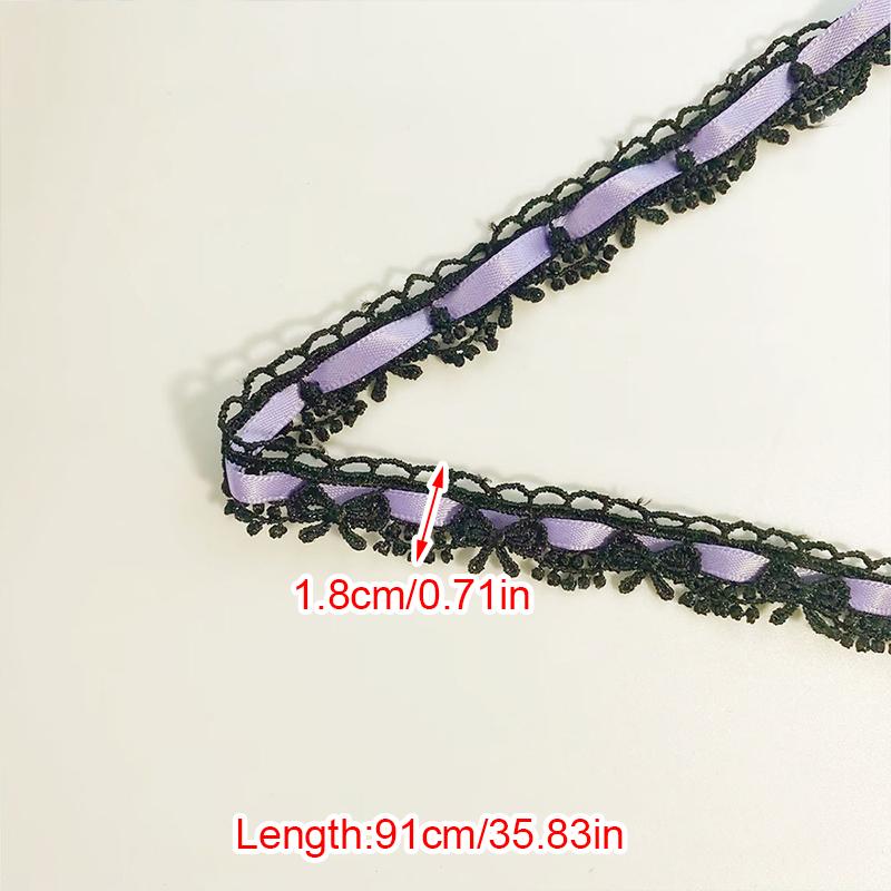 1yard Handmade Tape Wrapping Trimming Woven Tape For Crafts Gift Wrapping Diy Supplies Polyester Ribbon Cute 1.8cm Wide