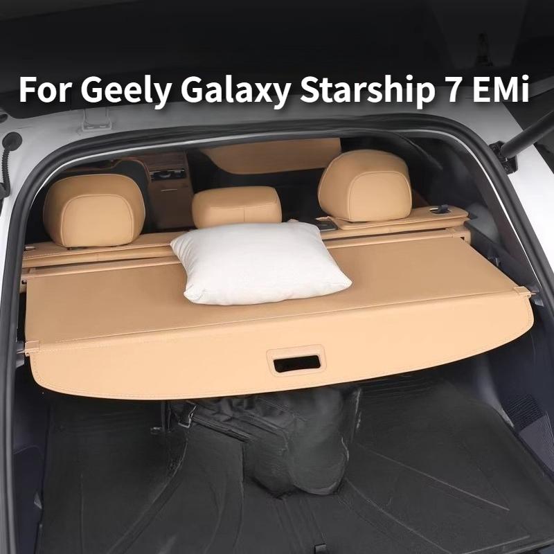 Fit For Geely Galaxy Starship 7 EMi Car Specialized Rear Trunk Cargo Cover Luggage Partition Curtain Interior Modified