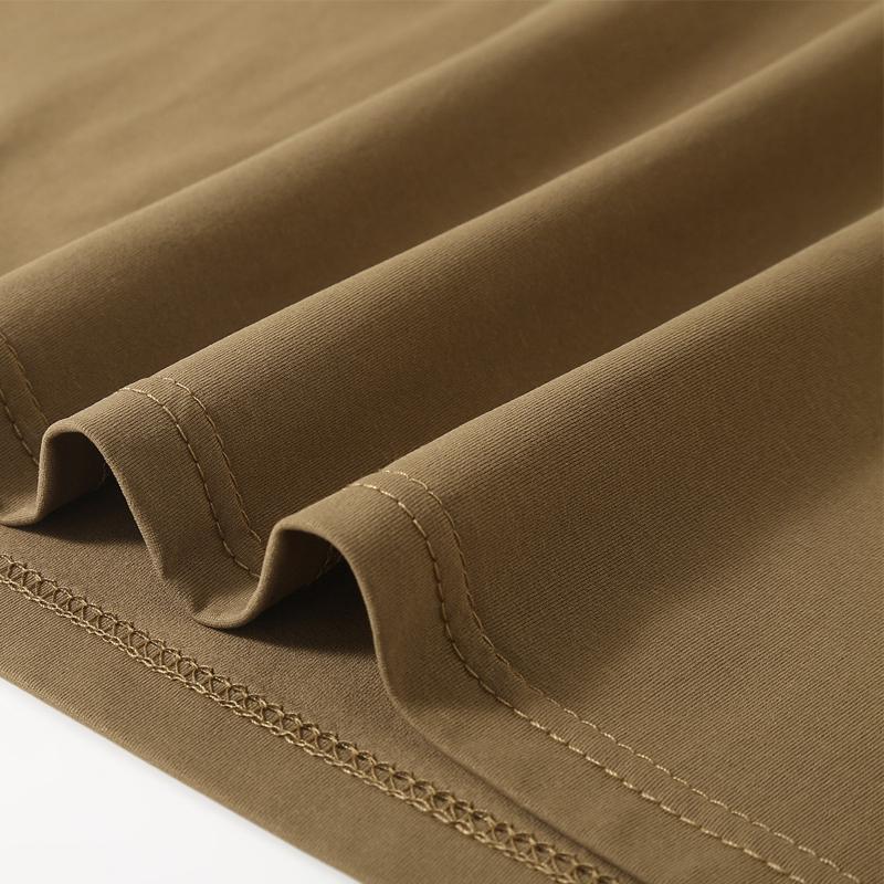 Pánské tričko s falešným dvoudílným designem, prodyšné strečové tričko s krátkým rukávem, nadměrná velikost (5XL-13XL)