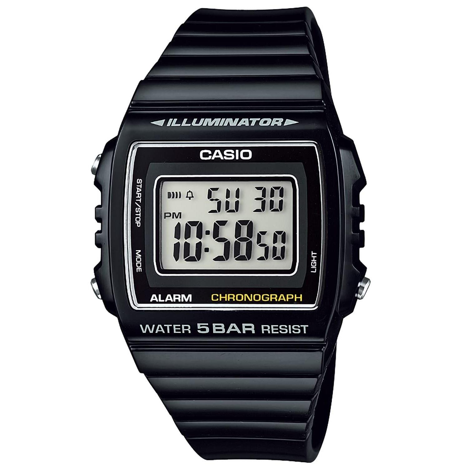 Casio Wristwatch Collection W-215H-1AJH Mens Black