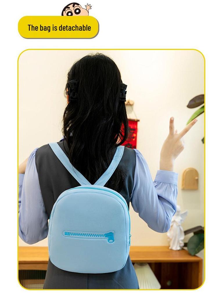 Shin-chan Plush Backpack Pillow - Large, Cute, Soothing Doll Toy