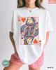Comfort Colors Women’s Valentine Day Shirt – Queen of Hearts Graphic Tee
