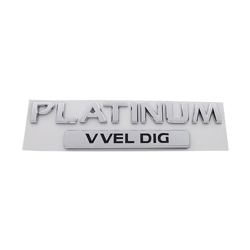 

3D Car Styling PLATINUM VVEL DIG for car Hood Fender trunk Rear Bonnet Nameplate Decal Emblem Badge Sticker chrome