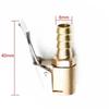 1/2/4pcs Car Tire Air Chuck Inflator Pump Valve Connector Clip-on Adapter Car Brass 6mm 8mm Tyre Wheel Valve For Inflatable Pump Valve Stems 1