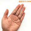 1/6Pcs Clear Soft Silicone Wall Protector Door Handle Bumper Self-adhesive Door Stopper Muffler Collision Cushion Protective Pad
