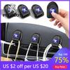 2026 Hot Car Sticker Fashion Mini Car Hooks Black Plastic Self Adhesive Invisible Hooks For Peugeot 206 207 208 306 307 308 508