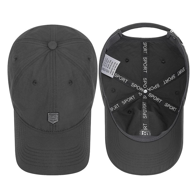 Spring Summer Letter Quick-Drying Hat Men Sports Cap Lightweight Outdoor Sunscreen Hat