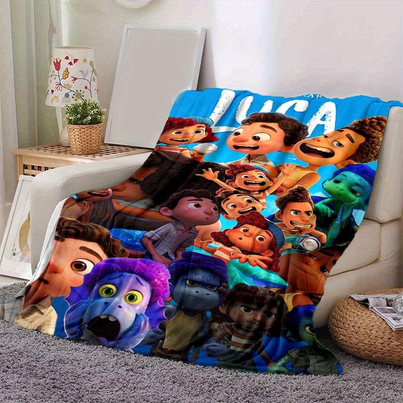 1pc, Disney Pixar Luca Movie Characters Throw Blanket Perfect for Home Decor, Couch Cover, Outdoor Use, Travel, Camping 80x120cm