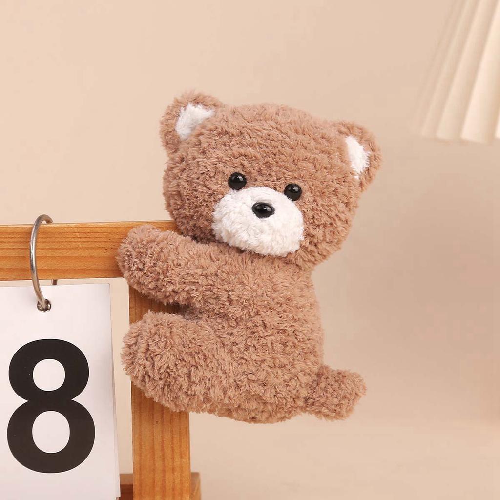 11cm Cute Animal Doll Stuffed Plush Toy Clip Cartoon Anime Bear Dog Monkey Elephant Sheep Pig Penguin Koala Cute Doll
