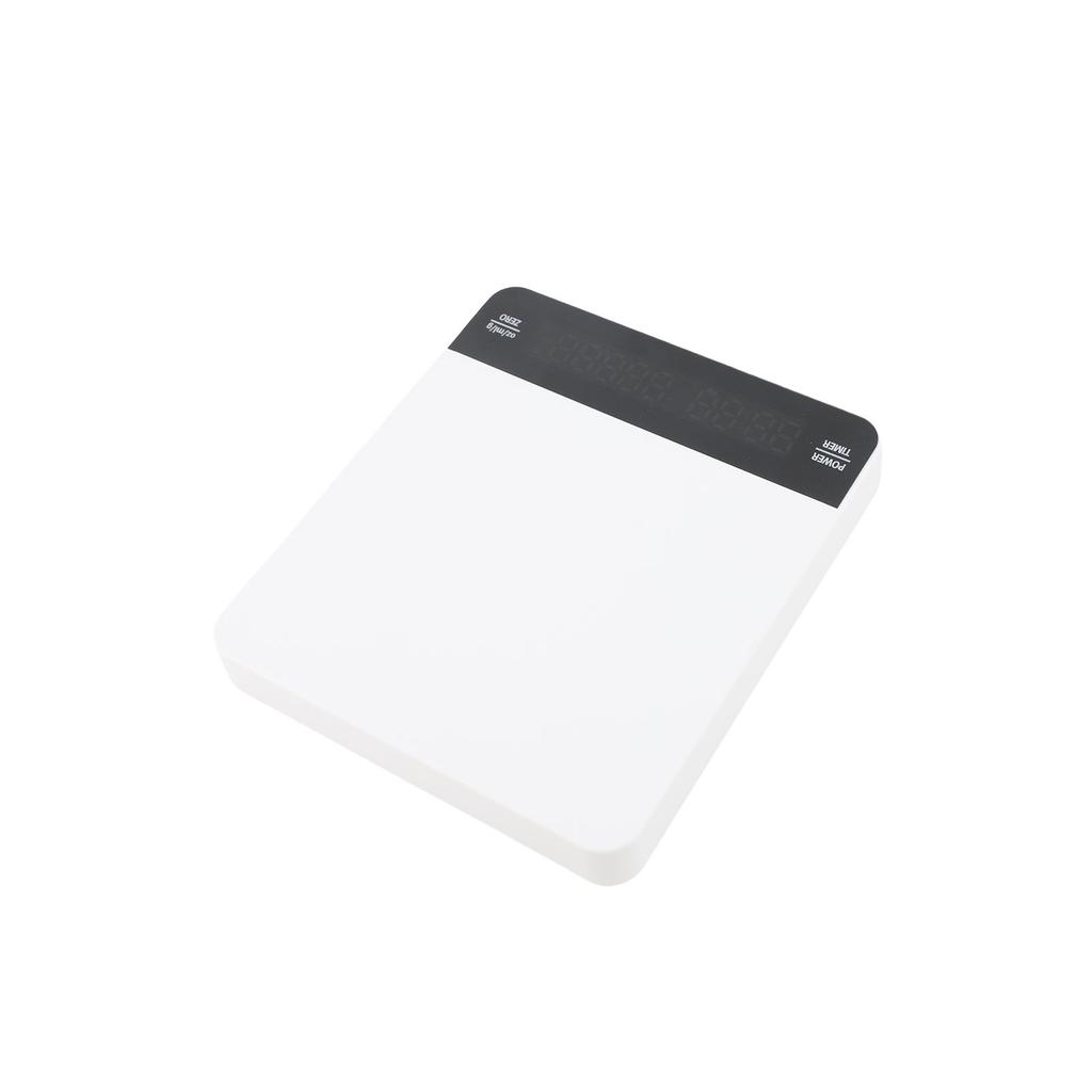 Coffee Scale with Timer 0.1g Accuracy 3kg Dual Screen Display Rechargeable Kitchen Scale for Home Travel