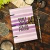 17.78 Cm Motivational Quotes Diary 250Gsm Paper Recycled Cotton Free Handmade Paper Diary with Lock