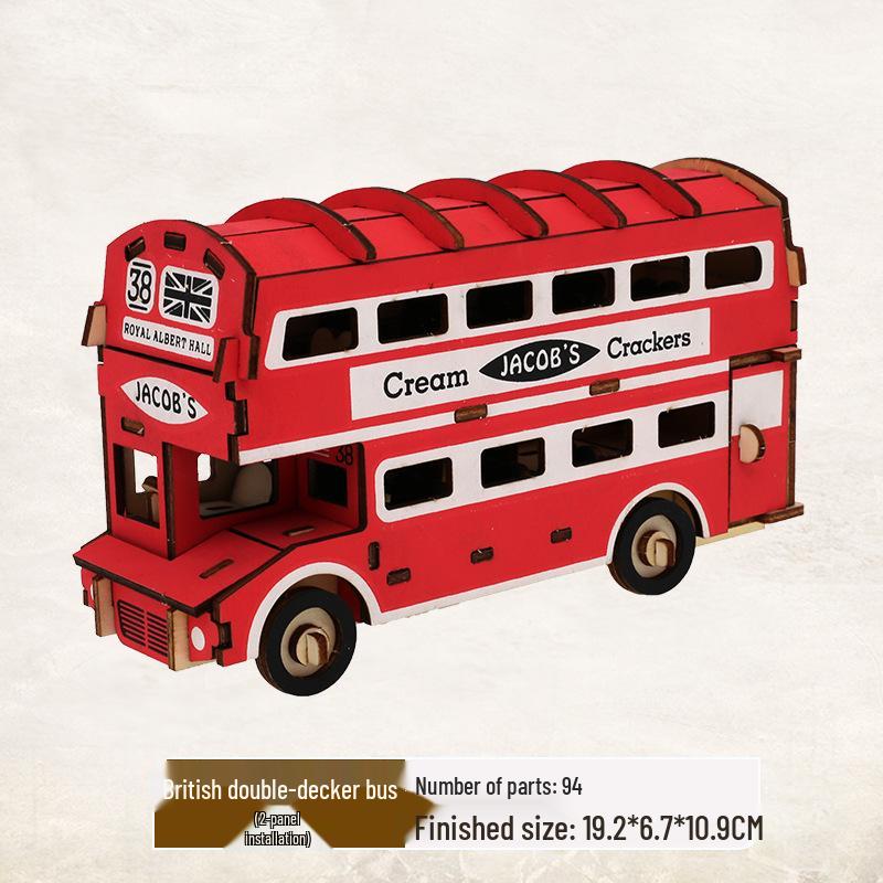 

3D деревянная головоломка-комплект для детей и взрослых - развивающая игрушка и подарок