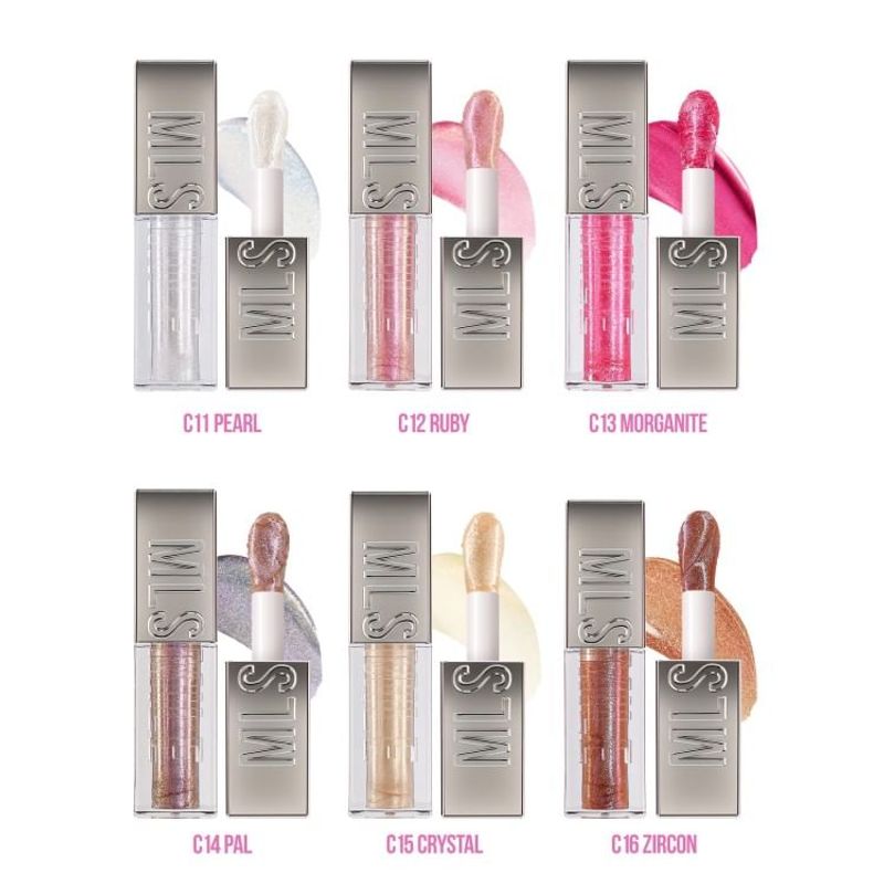 MLSMILE - High-Glitter Lip Gloss - 6 Colors