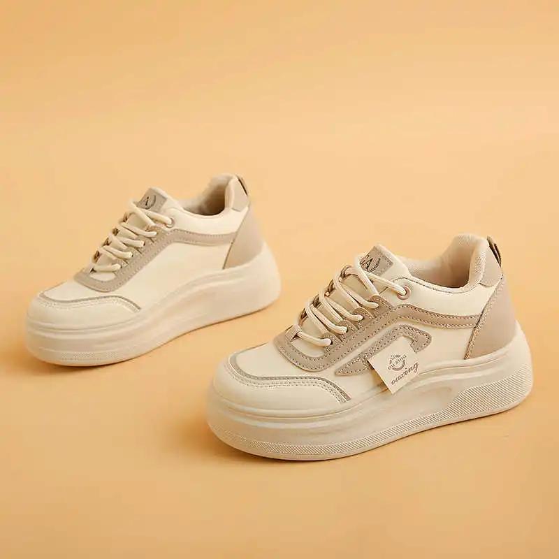 Fashion Outdoor Laced Ladies Sneakers Size 42 Casual Ladies Tennis Shoes 34 Size For Women Sports High-tech Fit Drop Shipping