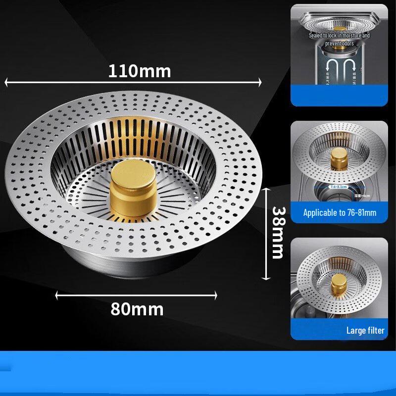 Сито-пробки для кухонной раковины TLXT (Набор из 11 штук)