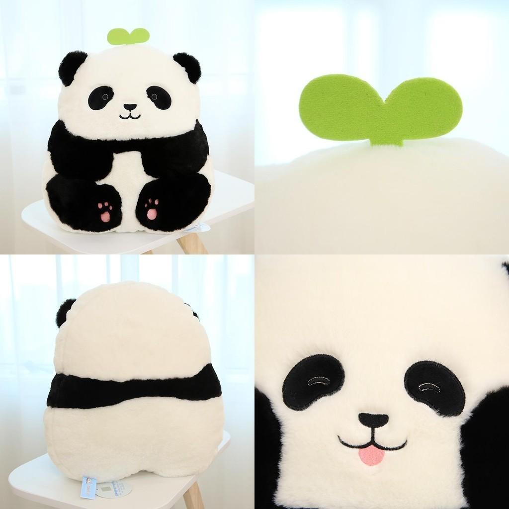 Panda Hua Hua Plush Toy Realistic Stuffed Panda Pillow For Kids And Adults