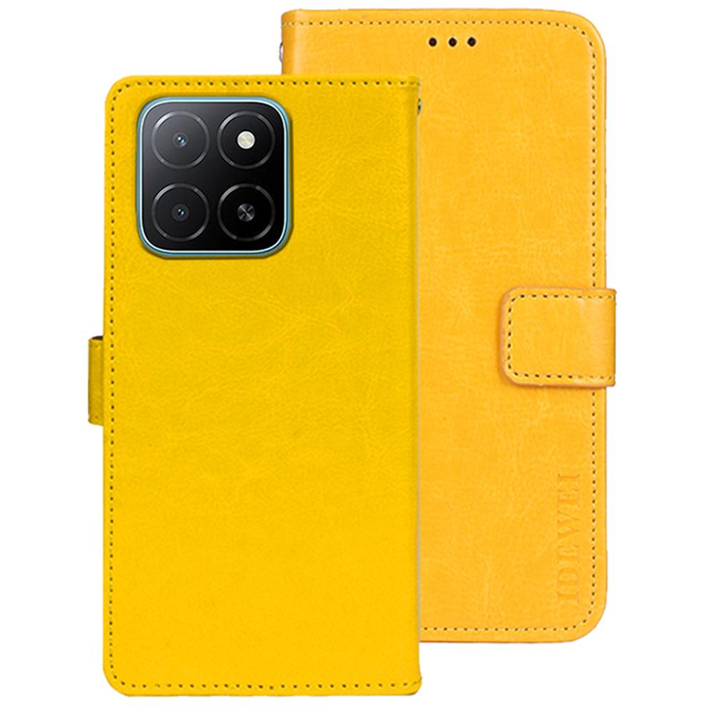 IDEWEI Чехол-подставка для Honor X5b из кожи с текстурой «Crazy Horse» F