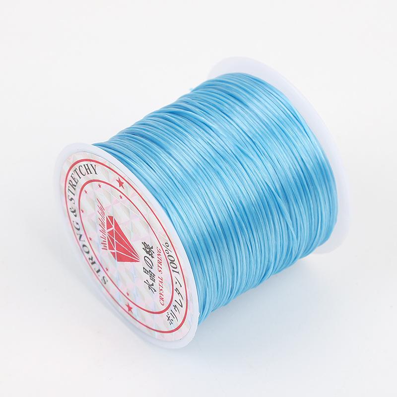 50M Pružná Elastická Korálková Nit Šňůra Struna pro DIY Výrobu Náramků a Šperků