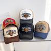 Boné Trucker de Verão Unissex de Malha Respirável Padrão Cabeça de Touro Boné de Beisebol Ajustável Snapback para Homens e Mulheres