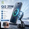 Qi2.2 25W Wireless Charger Cooling Magnetic Car Phone Holder 360° Rotatable Fast Charging for iPhone 17 16 15 Pro Max Stand