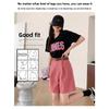 Women's Cotton-Linen Work Shorts, Summer 2026 New High-Waisted A-Line Wide-Leg Shorts