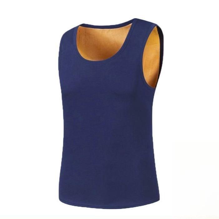 Men's Fleece-Lined Thermal Vest: Super Soft, Thickened Warmth for Autumn & Winter