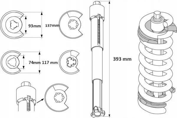 Mcperson Mercedes Shock Absorber Spring Compressor