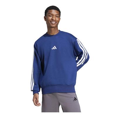 Essentials 3 Stripes Fleece Sweatshirt