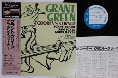 LP Record GRANT GREEN  Goodens Corner GXK8168 Blue Note 1981 Japan Obi Jazz Used