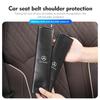 Carbon Car Seat Belt Shoulder Protector Pad Accessories For Mercedes Benz W202 W212 W126 W140 W168 W177 CLS GLE GLC GLS CLA OX6