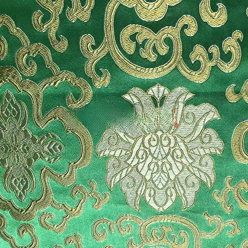 100x150см 150D Жаккардовая ткань Брокат Цветок Фугуй Шелковая ткань для шитья Чонсам Кимоно Рукоделие Пэчворк Ткани 100x150cm