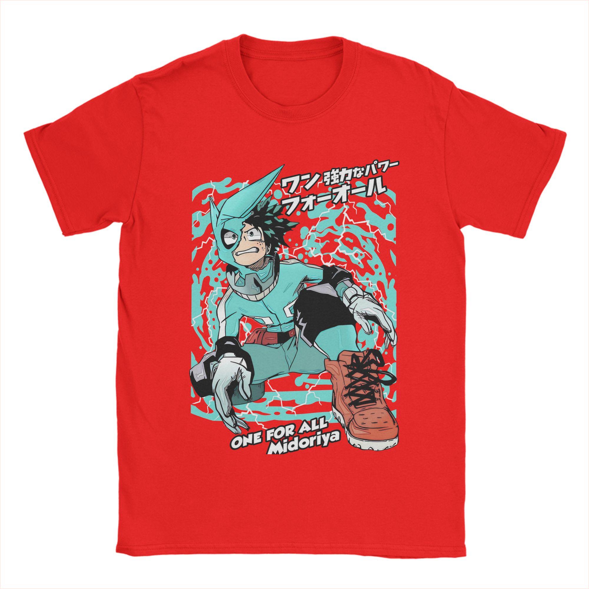 

Freckled Boy My Hero Academia T Shirts Men 100 Cotton Novelty TShirt Crewneck Tee Shirt Short Sleeve Tops Classic S