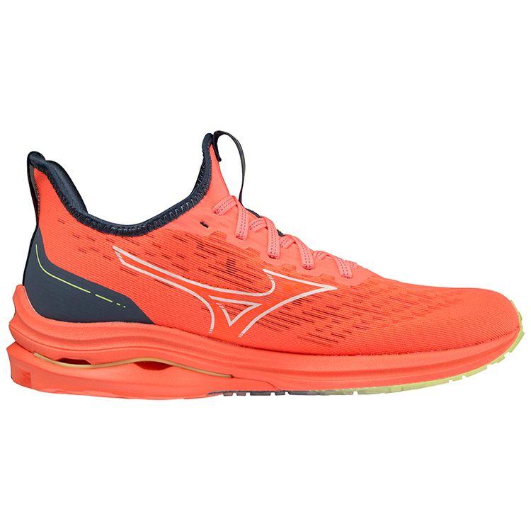Mizuno Wave Rider Neo 2 Round Toe Lace-Up Fabric Shock Absorbing Non-Slip Durable Breathable Rebound Low-Top Running Shoes Women Sneaker J1GD217802