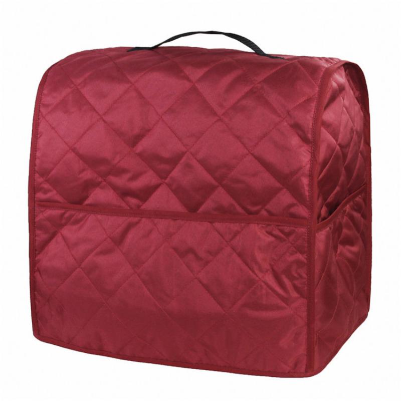 Standing Blender Dust Cover Multi-Color Quilted Diamond Pattern With Side Pocket Polyester Taffeta Appliance Protector Anti Dust