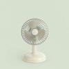 Retro Desk Fan Adjustable Angle Battery-Powered Table Fan Quiet Functioning for Office